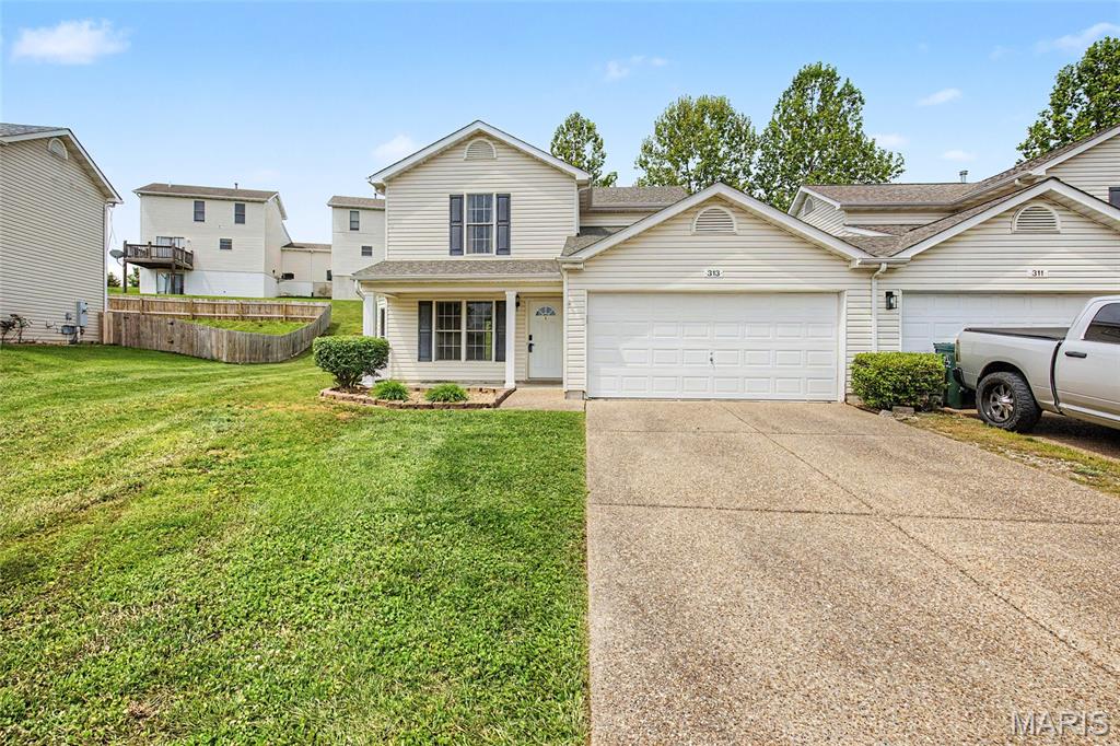MOVE-IN-READY 2 story home featuring 2 large bedrooms and 2.5 bathrooms. Beautiful updated throughout. Quality Andersen windows, six panel doors and plank flooring  thru-out. Stainless refrigerator, newer dishwasher, built-in microwave, electric smooth stop range. Great size bedrooms ~ primary bedroom w/private master bath, walk-in closet & great size secondary bedroom w/2 closets. Two car garage fully dry walled, laundry room, nice size kitchen with plenty of storage. Walking distance to elementary school. Don't miss your chance to live in a great community.