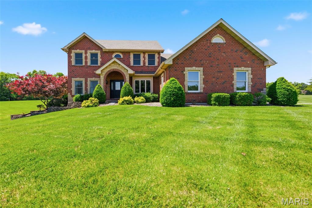 Welcome to your own private retreat in the heart of Josephville! This stunning brick-front 2-story home sits on a stunning 3.58 acres with 4,422 total square feet and offers the perfect blend of space, comfort, and entertainment. Featuring 4 spacious bedrooms and 3.5 bathrooms, this home is designed for both everyday living and hosting guests. The layout flows beautifully throughout the home, while the finished basement provides even more living space, complete with a dedicated movie room perfect for family movie nights or game day gatherings. Enjoy the convenience of a 3-car garage, peaceful country surroundings, and plenty of room to relax both inside and out. Don’t miss your opportunity to own this incredible property with the privacy of acreage and the features today’s buyers are looking for!