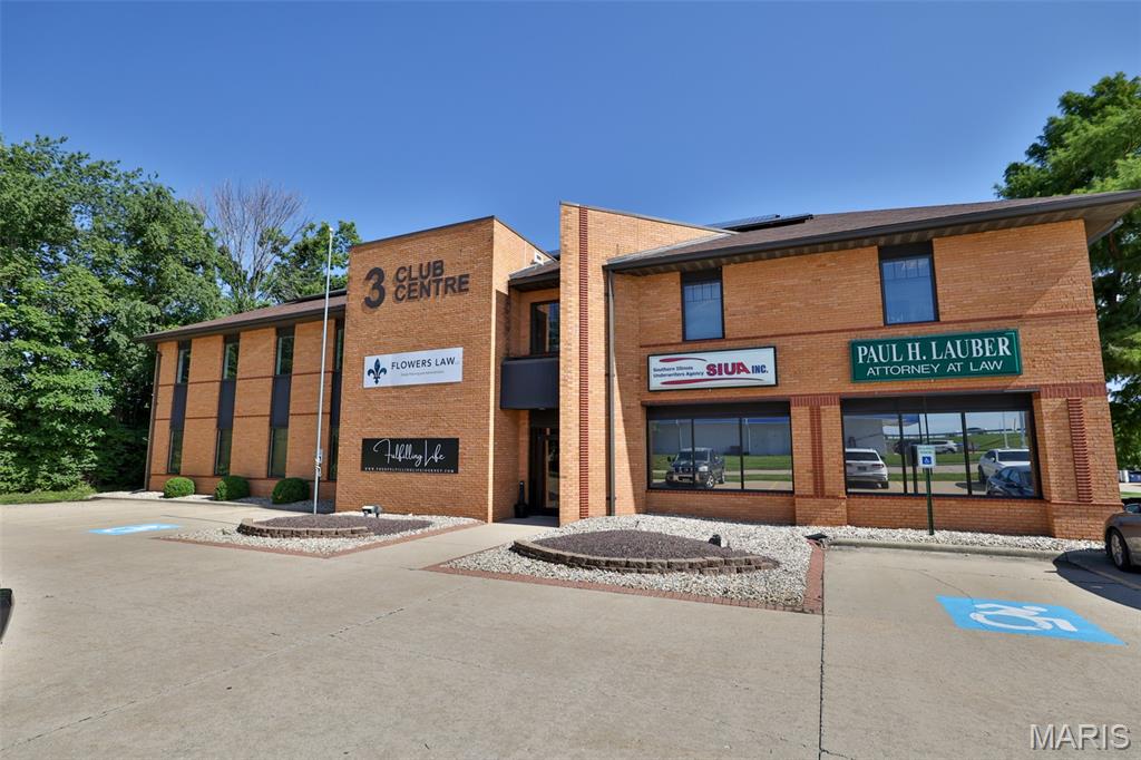 Available now class A office space located off State Route 157 in Club Centre. Main floor unit. Suite C has reception area, conference room, multiple private offices plus open space plan area.  Kitchenette in unit. Shared handicapped accessible restrooms. Gross lease. Agent related