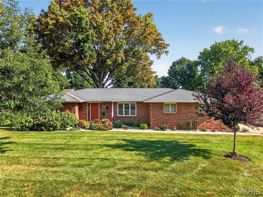 What a fantastic location, just two blocks from the LSLCA clubhouse, pool, lake, beach, and golf course! Enjoy the ultimate resort-style lifestyle with an abundance of amenities right at your doorstep. This inviting ranch home features a spacious great room floor plan and sits on a level lot with a generously sized stamped concrete patio and backyard, perfect for outdoor entertaining and relaxation. The open-concept layout seamlessly connects the kitchen and breakfast room to the great room, creating an ideal space for both everyday living and gatherings. The third bedroom is conveniently located at the front of the home and makes an excellent home office, den, or flex space. Two additional bedrooms, two full bathrooms, and a main-floor laundry room complete the main level. Recent updates include a high-efficiency HVAC system, newer insulated crank windows, newer scratch-resistant laminate flooring throughout the main living areas, and hardwood flooring in the bedrooms. Newer stainless-steel appliances and a new built-in oven installed in August 2026, adding both style and functionality to the kitchen.