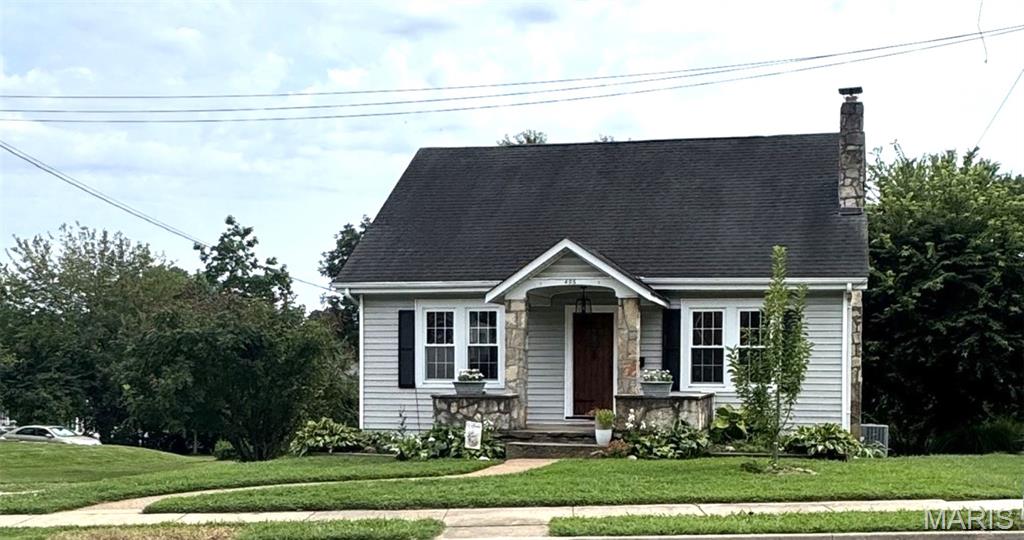 Here's an opportunity to own an updated and attractive 3 bedroom, 1 bath home with wood floorings, stainless appliances and full unfinished basement to make it your own.  There's lots of storage in this home and an office with a fireplace that can also be used for a 4th bedroom or make it your family room or library.  There's lots of potential here with off street parking, a fenced in back yard, newer furnace, AC and hot water heater.  All of this including being close to shopping and easy access to commute on the main highways.