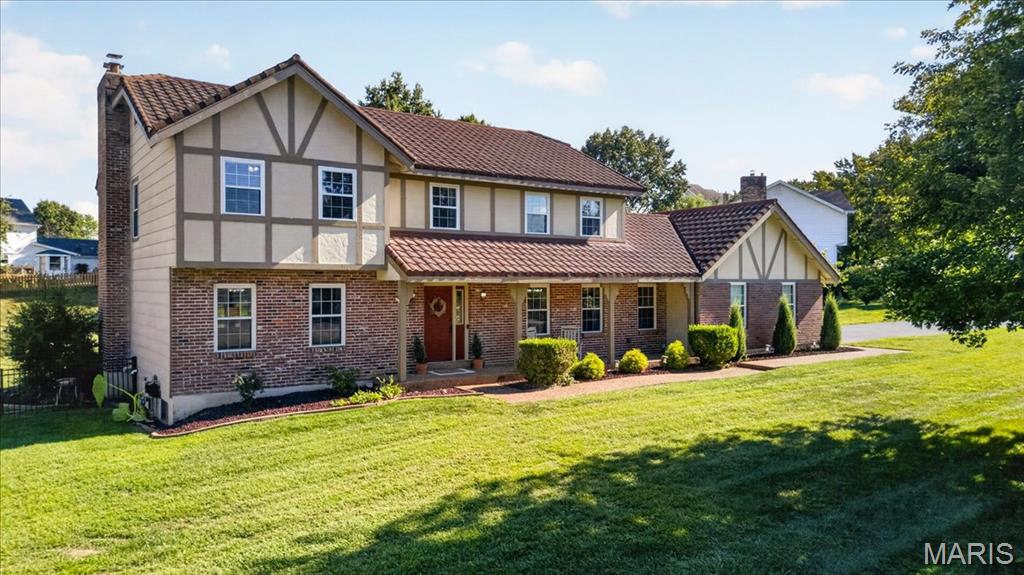 Beautifully updated 4-bedroom, 3-bath home in sought-after Heritage! Set on a premium corner lot of more than half an acre, this spacious home is one of the neighborhood’s larger models, offering plenty of room to gather, entertain and unwind. Formal living and dining rooms flank the welcoming foyer, while the generous family room features a fireplace and built-in bookcases. The recently remodeled kitchen brings fresh, modern style to the heart of the home and opens to a sunny breakfast room with a bay window overlooking the large backyard. A large main-floor laundry and mudroom add everyday convenience. Upstairs, the spacious primary suite offers a coffered ceiling, professionally designed walk-in closet and private bath with double sinks, separate tub and shower. Three additional bedrooms provide flexibility for family, guests or a home office. Fresh paint, updated flooring, added basement waterproofing and insulation, energy-efficient windows, high-efficiency lighting and HVAC are among the many improvements that make this well-cared-for home comfortable and move-in ready!