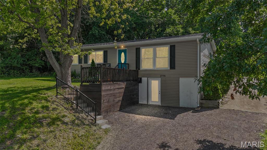 Welcome to 1778 Terrace Drive! This beautifully updated 3 bedroom, 2 full bath home is situated on a spacious 0.714+/- acre lot in Arnold! There is fresh paint throughout most of the home and brand new appliances in the beautiful kitchen. The primary bathroom was recently renovated and offers a fresh & modern touch. Downstairs, the newly finished walk-out basement provides additional living space, including two additional rooms that could be used as sleeping areas, an office, or a recreation space. Major updates include a roof that is approximately 2 years old, HVAC replaced in 2020, and a water heater also replaced in 2020. Outside, enjoy the privacy of a fully fenced yard, a covered patio perfect for relaxing or entertaining, and plenty of room to enjoy the expansive lot. This move-in-ready home offers updates, space, and outdoor living in a great Arnold location!