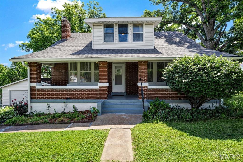Spacious and full of potential, this charming 1.5-story home in the sought-after Pattonville School District offers room to grow and make your own! Featuring 4 bedrooms and 2 full baths, the flexible floor plan includes a main-floor primary bedroom with nearby full bath for added convenience. The inviting living room is highlighted by a cozy wood-burning fireplace, creating the perfect space to unwind. The kitchen is equipped with a gas stove, pantry, and functional layout ready for your personal touch.

Upstairs, you’ll find four additional bedrooms and a full bath—ideal for family, guests, or home office needs. The unfinished basement provides a dedicated laundry area, secure lock-up storage, and endless possibilities for future expansion.

Step outside to enjoy a fully fenced backyard, perfect for entertaining, pets, or play, along with an oversized detached two-car garage offering ample parking and storage. Conveniently located in Bridgeton with easy access to major highways, shopping, and dining—this home is a fantastic opportunity you won’t want to miss!