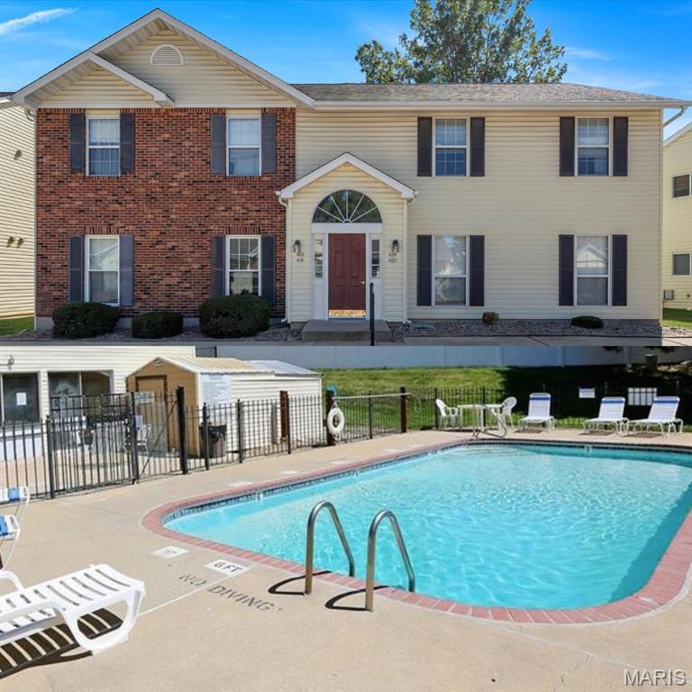 Garden Villa in Convenient St Peters! Seller says MAKE AN OFFER! Welcome to 420 Cambridge Place—a spacious ground-level condo designed for comfort and convenience. Featuring wall-to-wall luxury vinyl plank flooring and an open floor plan, the living, dining, and kitchen areas flow seamlessly to create an inviting space for everyday living and entertaining.
Step outside from the living room to your private patio overlooking green space—perfect for unwinding with a book or catching sunsets. Inside, you’ll find two generously sized bedrooms with ample closet space, plus a large dual-entry bath and in-unit laundry tucked away behind closed doors for ease and efficiency. Plus, washer and dryer are included with the sale! Additional storage on the patio provides room for larger items.
Enjoy a low-maintenance lifestyle with a condo fee that covers water, sewer, trash, lawn care, snow removal, pool, clubhouse, and more. With one parking space and a building entrance, this home checks all the boxes. PLUS at closing you'll get a brand new Hot Water Heater! 
Just minutes from Mid Rivers Mall, dining, shopping, and major highways, this condo is the perfect blend of affordability, convenience, and community living.