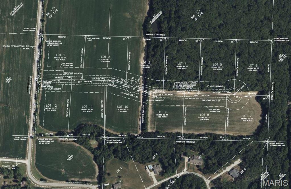 Lot #1 is a south facing lot with trees bordering the west side of lot. Level lot. Discover Winchester Estates, an exclusive subdivision in Wright City, MO, offering 12 stunning lots ranging from 3 to 3.22 acres. Nestled in unincorporated Warren County, this community combines country serenity with city convenience, located close to major highways and interstates. Each lot is perfect for building your custom home with a minimum of 2,100 square feet and features a required 25% brick or stone facade, enhancing both beauty and durability. Enjoy flexible living with side-entry 2-car garages and optional 600+ square foot detached buildings. Chickens are welcome and boats/RVs can be stored behind homes or garages. This prime location provides quick access to shopping, dining, and entertainment, making it ideal for families and commuters. Don't miss the chance to be part of this exclusive community where tranquility meets accessibility. Contact Your Agent today to secure your lot at Winchester Estates and start building your dream home.  Lot Additional Info: In Platted Subdv.