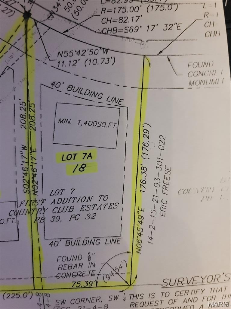 Prestigious sought after area. If you ever dreamed of Rural setting within City amenities. This lot is one of few that is not incorporated into the city limits. (Rare Opportunity) City utilities available, (buyer must verify) Imagine the Golf cart ride (1 min away) to Sunset hills Golf course. Walk outside to the bike trail, 3 minutes to Ralf Korte Stadium, easy access to Highways! Coffee shops & eateries, shopping, & movie theater, trampoline park, Eddison's down the street. The wildlife & sunsets are just beautiful view! 
This lot may be suitable for walkout! Check with your builder.
Survey On file & Markers are there!