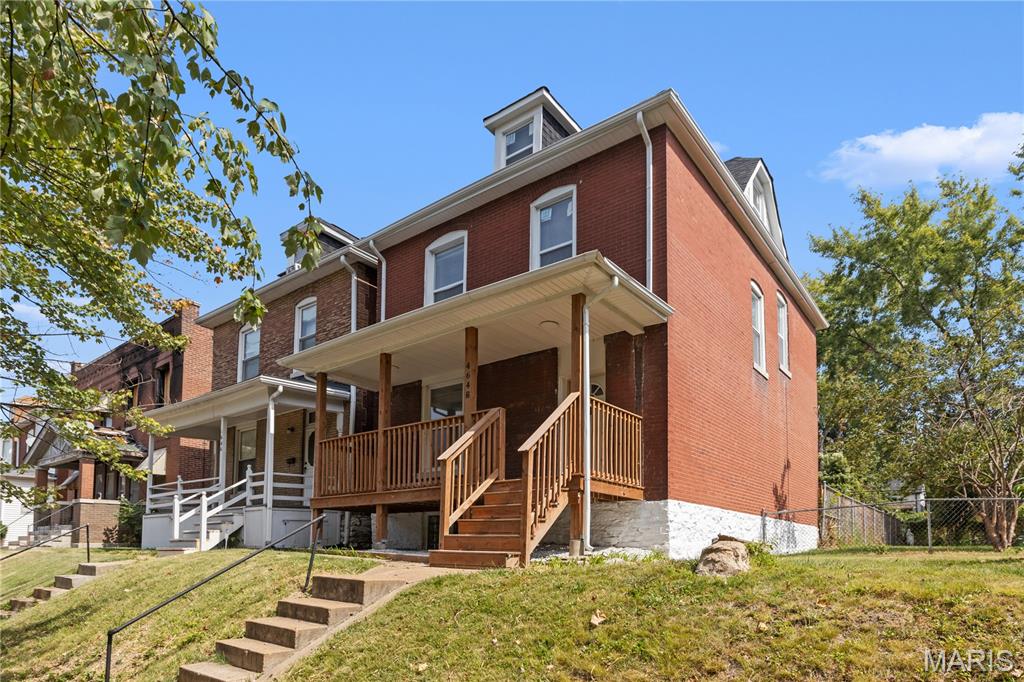 Stunning Renovation!  This magnificent 3 Story 4-bedroom, 3-full-bath home is filled with luxury finishes and thoughtful design. A rare main full bath makes this home as functional as it is beautiful. Step inside to find newly laid mechanical engineered hardwood flooring with a soft luxe finish, guiding you through a spacious living room and elegant dining area.

The bright, open kitchen is a showstopper with tall breakfast bar seating, lush granite countertops throughout, even extending to the windowsills, paired with newer 42-inch cabinetry and high-end stainless-steel appliances. A charming nook off the kitchen adds warmth and character.

Upstairs, retreat to spacious bedrooms each with their own ensuite baths featuring luxurious Jacuzzi tubs, top-of-the-line glass shower doors, and adult-height sinks. The 3rd floor offers two additional sleeping areas with plush newer Berber carpeting, perfect for guests, office space, or playrooms.

Major updates include a newer upgraded furnace, A/C, water heater, plumbing, roof, and deck. Step outside to enjoy a private rear deck—perfect for gazing at the stars large backyard for your outdoor entertainment and celebrations—and convenient rear parking.

This home was made just for you and is truly a winner—schedule your tour today before this is ultra-modern beauty is gone!