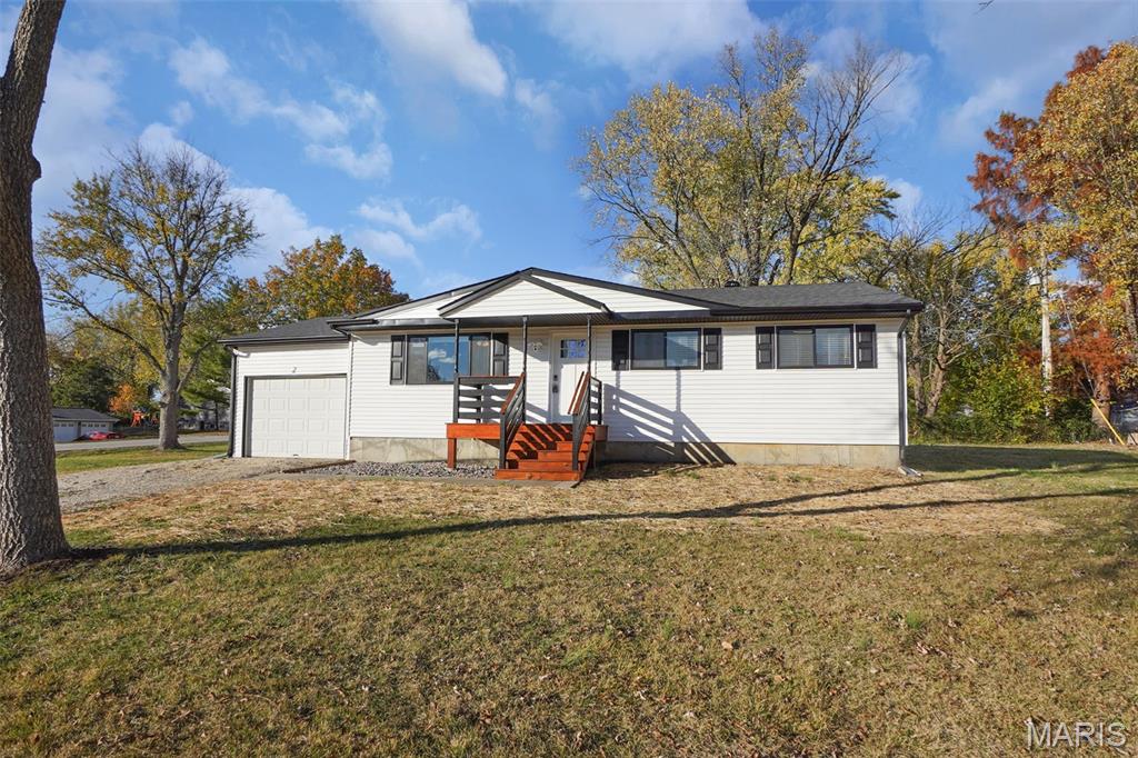 Back on the market! Their loss is your gain!!! Front deck freshly stained brings you into your shiplap dream. Vaulted ceiling and huge window of natural light. Brand new kitchen jar never been cooked in! 3 bedrooms with central lighting and fresh new windows Super clean double sink bathroom with new plumbing and shower/tub combo. Unfinished 1,000 sqft in the basement for more potential space, storage and activities!!! Tandem single car garage is over sized in width and deep enough for extra toys. New HVAC, Roof, siding and more!