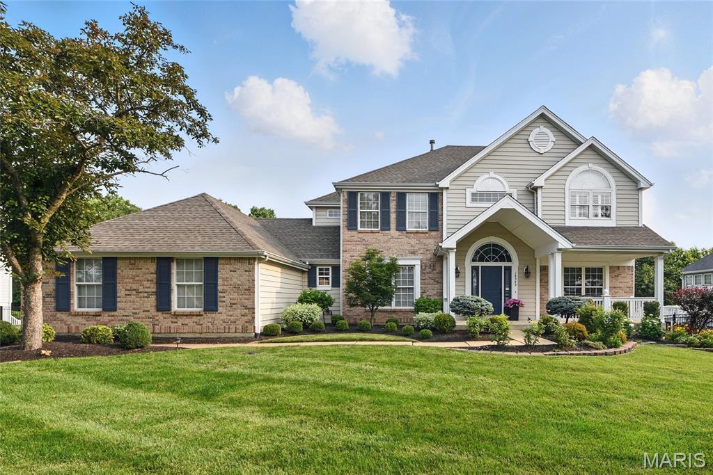Beautifully renovated 2story home in prestigious Brookhill Estates.  Charming covered porch entry leads to warm and inviting interior spaces with wood flooring, French doors & bay windows.  The renovated kitchen features custom cabinetry, quartzite stone counter tops, large center island and breakfast bar & stainless steel appliances including a gas cooktop and double ovens. The kitchen is completely open to the breakfast room and great room.  The breakfast room features a wonderful coffee station with beautiful cabinetry,  The family room has an expansive bay window, fireplace and built-ins. The expansive primary suite features vaulted ceiling, a sitting area, gorgeous palladian window & plantation shutters.  The newly renovated primary bath is stunning with gorgeous cabinets, quartz counters, soaking tub and all glass shower.  Three additional bedrooms and another newly renovated full bath with double sinks complete the second floor.  The enormous finished lower will provide hours of fun and entertainment with a wet-bar, fireplace, full updated bath and walk-out to a covered patio, maintenance free deck, large, private backyard and wonderful inground pool!  Open House Cancelled.