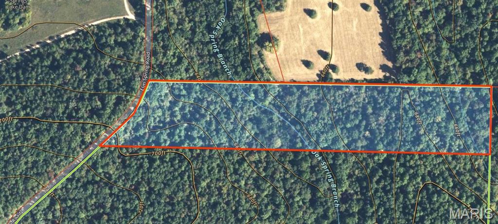 Tract 2 - Rare opportunity to own 12.33 surveyed wooded acres with county road frontage on County Road 327 in Ellsinore. This beautiful tract offers multiple potential building sites, electric available nearby, and a small branch, Oak Spring Branch, running through the property for added character. Enjoy privacy and room to roam while being less than 4 miles from Highway 60 and just minutes from thousands of acres of Mark Twain National Forest for hunting, hiking, and outdoor recreation. Hard-to-find acreage in a desirable location to build your dream home or weekend retreat.