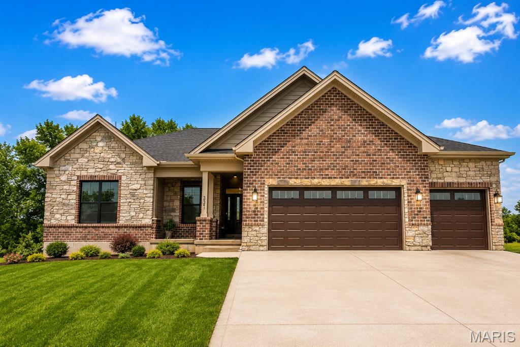 Stunning Walk-Out Ranch on a Private Cul-de-Sac Backing to Trees!

Discover the perfect combination of luxury, space, and privacy in this exceptional new construction home in one of Washington's most desirable neighborhoods. Nestled on a quiet cul-de-sac homesite backing to mature trees, this beautifully designed ranch offers the layout today's buyers are searching for.

The main level features 3 spacious bedrooms, 2 full bathrooms, and an open-concept floor plan designed for both everyday living and entertaining. The gourmet kitchen showcases quartz countertops, a large center island, custom cabinetry, walk-in pantry, and designer finishes, flowing seamlessly into the spacious great room and dining area filled with natural light.

The private primary suite offers a spa-inspired bath with a walk-in tile shower, double vanity, and oversized walk-in closet. Two additional bedrooms provide plenty of room for family or guests, while the convenient main-floor laundry adds to the home's thoughtful design.

The finished walk-out lower level expands your living space with a large recreation room, fourth bedroom, and third full bathroom—ideal for entertaining, overnight guests, a home gym, or multi-generational living.

Step outside and enjoy your own private retreat. The backyard backs to mature trees, providing peaceful views and added privacy rarely found in new construction.

Car enthusiasts and hobbyists will appreciate the oversized 3-car garage, offering generous space for vehicles, storage, and workshop needs.

Located just minutes from downtown Washington, shopping, restaurants, parks, walking trails, and top-rated schools, this home combines the quality and energy efficiency of new construction with the lifestyle buyers are looking for.