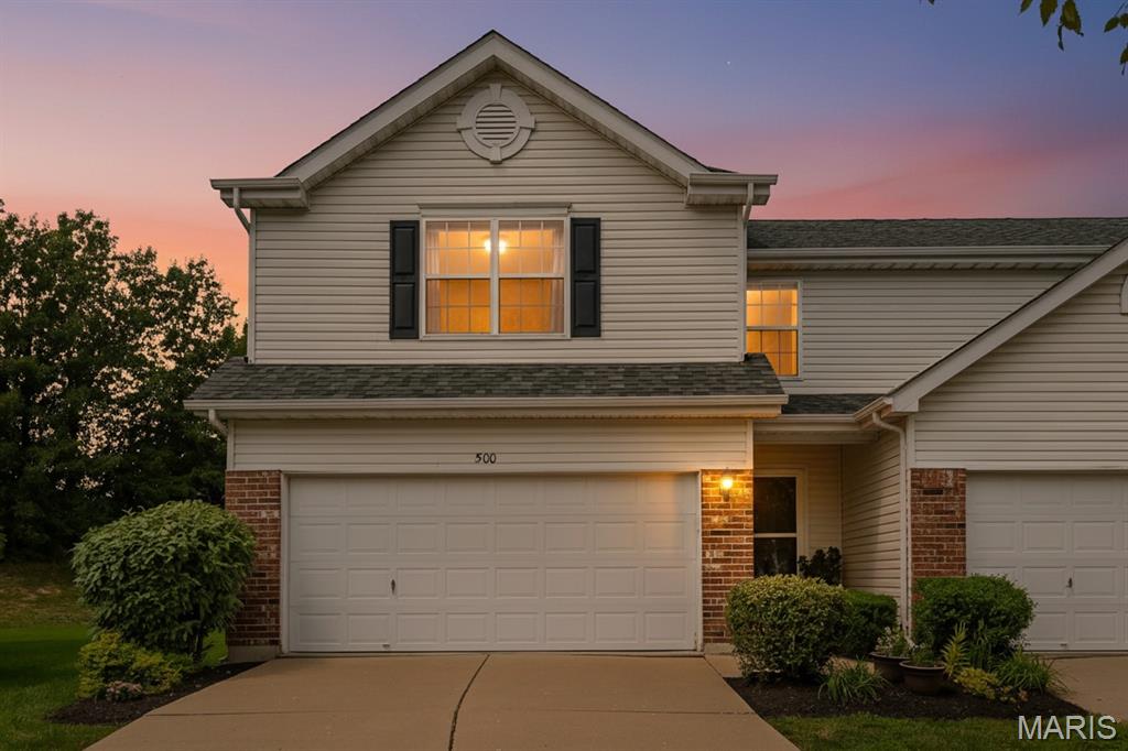 Welcome home to this beautifully maintained 2-story villa, in sought-after O'Fallon! Lovingly cared for by the original owner since its 2007 construction, this 3-bedroom, 3-bath residence offers exceptional pride of ownership throughout. The open floor plan features gleaming hardwood floors, a cozy electric fireplace, and spacious living areas designed for comfortable everyday living and entertaining.
Enjoy peaceful mornings and relaxing evenings on the private deck overlooking mature woodlands, creating a serene backyard retreat with no rear neighbors. Recent updates include a new roof and siding in 2024, offering peace of mind for years to come.
The spacious primary suite with french doors, generous secondary bedrooms, and well-appointed baths provide plenty of room for family and guests. Residents also enjoy outstanding community amenities, including a subdivision pool and basketball courts.
Ideally located near shopping, dining, parks, and major highways, this move-in-ready villa combines low-maintenance living with privacy, comfort, and convenience. Don't miss this rare opportunity to own a meticulously maintained home in a fantastic location!