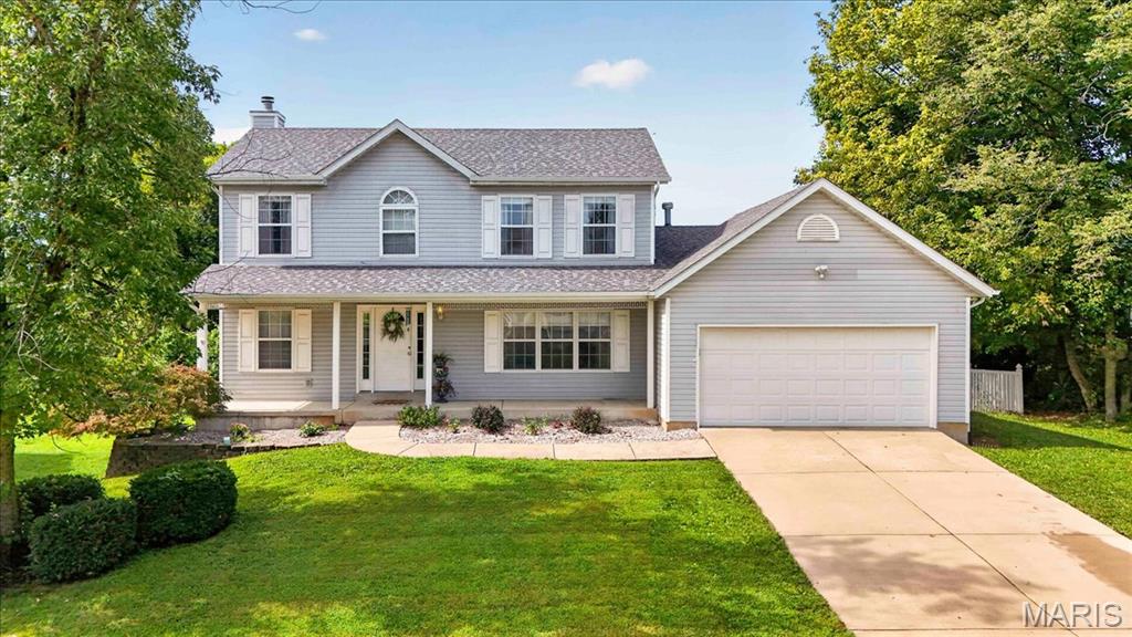 Well maintained 2 story on the north end of Columbia!! This 3bed 3.5 bath home is Designed for everyday living or entertaining! You will love the main level featuring an inviting foyer that opens one way to a cozy living room with fireplace and bay window with peaceful views of the private backyard; and on the other side a formal dining space that can be an office or another sitting room. The eat-in kitchen offers a breakfast bar, ample cabinets, pantry & all stainless appliances! Between the kitchen and living room is the breakfast room with doors leading to the deck where you can enjoy watching the sunset or drink your morning coffee. Just inside the garage entry, you will find an additional closet for pantry or storage space & conveniently located laundry room. Before you make your way upstairs checkout the recently updated 1/2 bath right off the foyer. Once you are upstairs, you will find the spacious primary suite with vaulted ceilings, a walk-in closet, and spa-like bath with dual vanities, garden tub, separate shower & linen closet. Next, Down the hall you will find Two additional bedrooms and a full bath. And just when you thought you had it all; Tons of living space in the finished basement w/ a cozy family room, bonus/guest room, FULL bath, Rec room w/under the stair hideaway or reading nook, plus additional room for storage. Sliding glass door leads to a concrete patio that overlooks the full fenced yard. Don't wait, call your favorite REALTOR today and schedule a private tour.