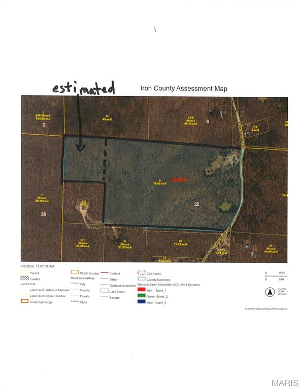 10 acres of wooded ground off of Co. Rd. 131 Arcadia.   Property lays nicely with mature trees just minutes from Arcadia.