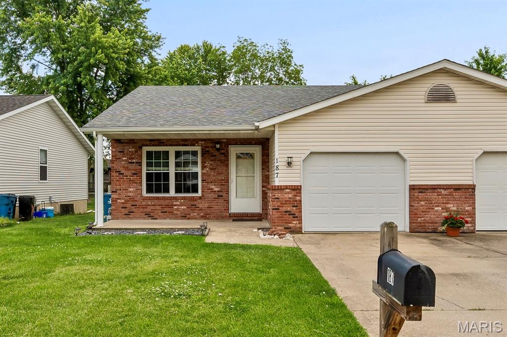 Welcome to 187 Northview Dr. in Highland! This well-maintained attached home offers comfortable living with a spacious layout and plenty of room to enjoy both upstairs and downstairs living areas. The main level features nearly 1,100 square feet with 3 spacious bedrooms, 1 full bathroom, and a large living room perfect for relaxing or entertaining. The generously sized bedrooms provide flexibility for families, guests, or home office space. Downstairs, you’ll find approximately 450 square feet of finished basement space featuring a large open area ideal for a second living room, recreation space, workout area, or playroom. Additional updates include a brand-new furnace and central air system installed in 2025, offering peace of mind and energy efficiency for years to come. This attached home offers a great combination of affordability, functionality, and low-maintenance living in a convenient Highland location close to schools, shopping, and local amenities. Perfect for first-time buyers, downsizers, or investors looking for a solid opportunity! This property is agent owned