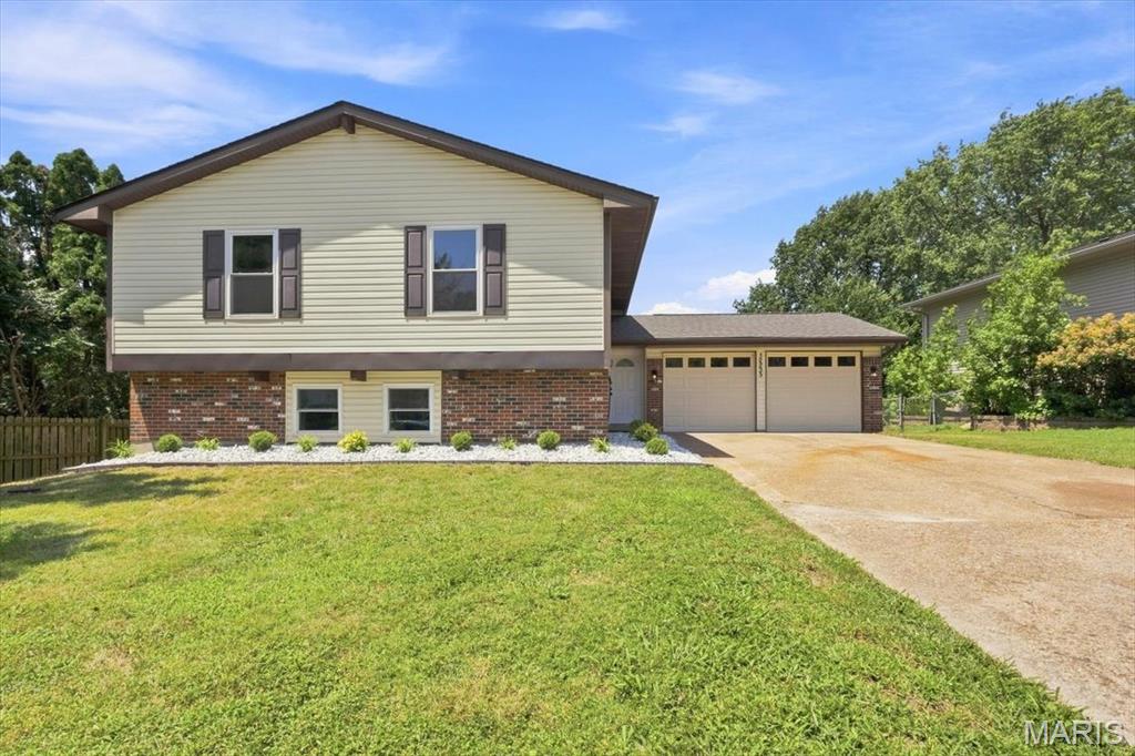 This is the home you want to come home to, and this is the house you need.  The open floor plan fits today's lifestyle.  This four-bedroom, three full-bath home is conveniently located close to the 2,000-acre Creve Coeur Park & Lake and the newer City of Maryland Hgts Recreation Center and pool.  Check out the updated kitchen with custom white cabinets, a center island with a breakfast bar, and granite countertops, plus stainless appliances.   All three full bathrooms have also been updated with new vanities, lights, etc.....The whole interior has new flooring and is freshly painted.  The list of updates goes on with a new composite deck, a new roof, a new AC unit..... all of these many updates have been done this year in 2026.  AAA Parkway School District and the highly rated McKelvey Elementary School.  Not far from shopping and close,easy access to Highway 270.  Don't miss your opportunity for the fantastic home.