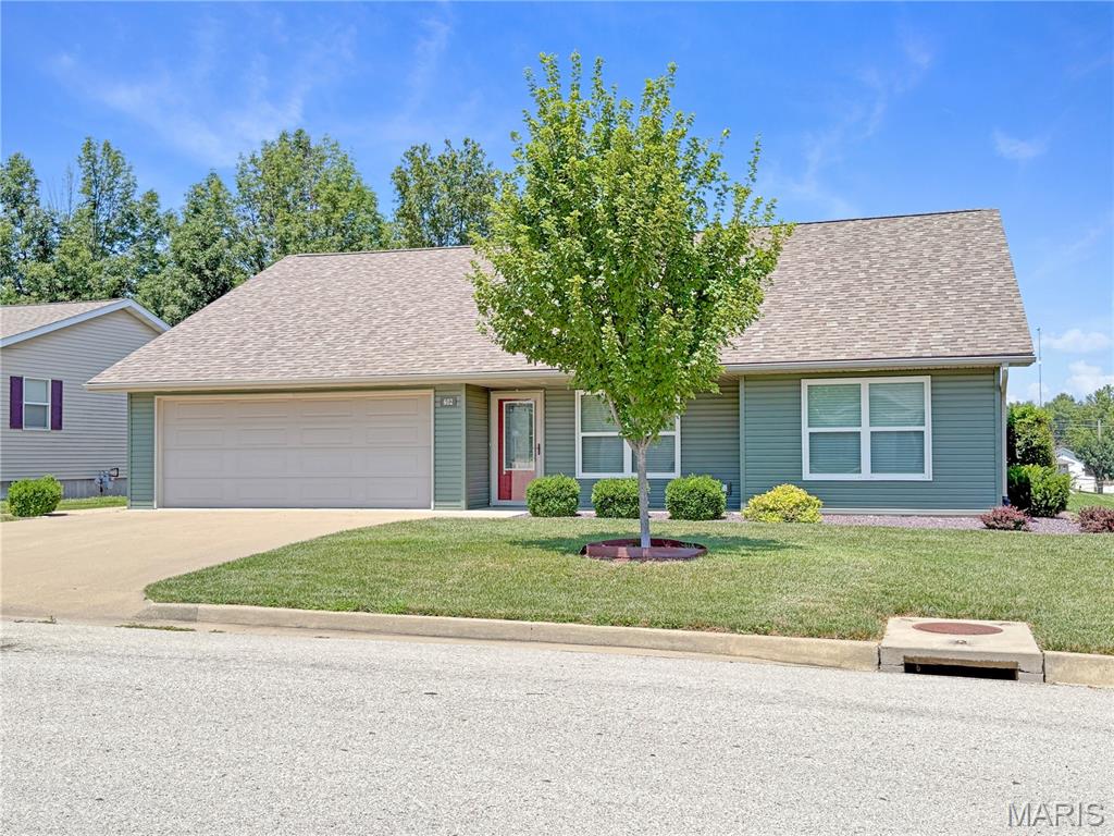 Move-in ready and beautifully updated! Located in Palmyra, this custom-built 2012 home offers 3 bedrooms, 2 full bathrooms, plus a versatile bonus room ideal as a 4th bedroom, office, or sunroom. The open-concept layout features new luxury vinyl tile flooring, fresh paint, recessed lighting, and an updated kitchen with granite countertops, tile backsplash, abundant cabinetry, pantry, and included appliances. The spacious primary suite includes a walk-in closet and a beautifully remodeled ensuite with an onyx walk-in shower. Additional features include a climate-controlled oversized 2-car garage with a 12' x 19' bonus room above, a covered patio, new roof, siding, gutters with leaf guards, and a 10' x 16' Amish-built storage building. Meticulously maintained with quality updates throughout, this home is truly move-in ready.