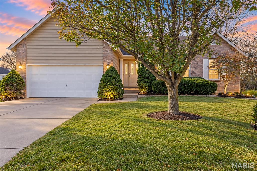 Welcome home to this beautifully maintained ranch tucked away on a quiet cul-de-sac in St. Peters! The bright, inviting floor plan offers comfortable one-level living with spacious living and dining areas, a functional kitchen with plenty of room to gather, and generously sized bedrooms. Recent updates add even more to love, including new luxury vinyl plank flooring, new carpet, and an updated hall bathroom.

The primary suite provides its own private retreat, while the additional bedrooms offer flexibility for guests, a home office, or whatever fits your lifestyle. Downstairs, the unfinished walkout basement offers plenty of potential for future living space and already includes a rough-in for an additional bathroom.

Step outside to enjoy the brand-new composite deck overlooking the backyard, complete with a new vinyl fence — a great setup for entertaining, relaxing, pets, or simply enjoying a quiet evening at home.

Located in the highly sought-after Fort Zumwalt School District with convenient access to highways, shopping, dining, parks, and everything St. Peters has to offer. With thoughtful updates, room to grow, and a fantastic location, this home is ready for its next chapter!
