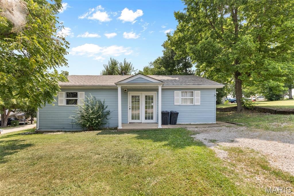 Enjoy convenient living in this 2-bedroom, 1-bath ranch located near downtown Park Hills, with easy access to local restaurants, shopping, bars, a grocery store, barber shops and more. Inside, the home features an open-concept kitchen, dining and living area, along with a dedicated laundry room for added convenience. Situated on a double corner lot, the property offers a spacious side yard with plenty of room for entertaining, outdoor activities or relaxing beneath the mature shade trees. Additional peace of mind comes from the roof, which is only approximately 2.5 years old. Whether you are searching for your first home, looking to downsize or adding to your investment portfolio, this property offers space, convenience and plenty of potential!