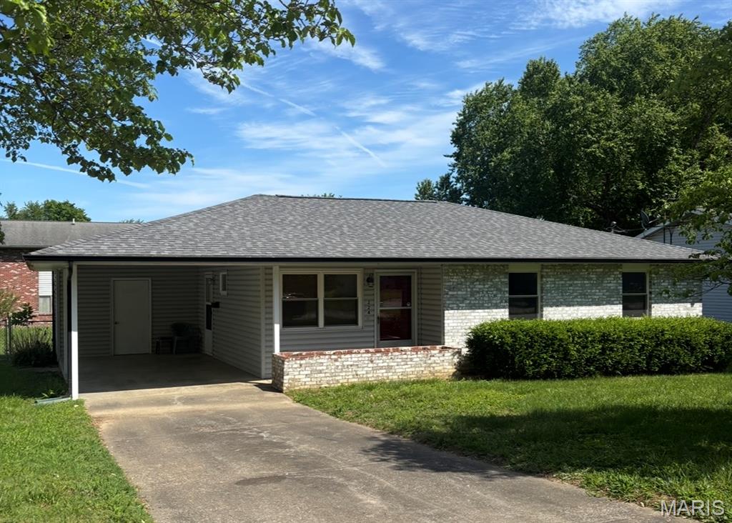 Don't miss out on this cute gem conveniently located on dead-end street in Jackson!! This ranch style home boast 3 bdrms., 1 bath, roof replaced few years ago and interior has been freshly painted. Patio door allows natural lighting and leads to fenced in back yard where electric is still available for an above ground pool.  The closet at end of carport gives ample storage for mower, tools, etc. Don't let this one slip through your fingers!  Schedule your private showing today.