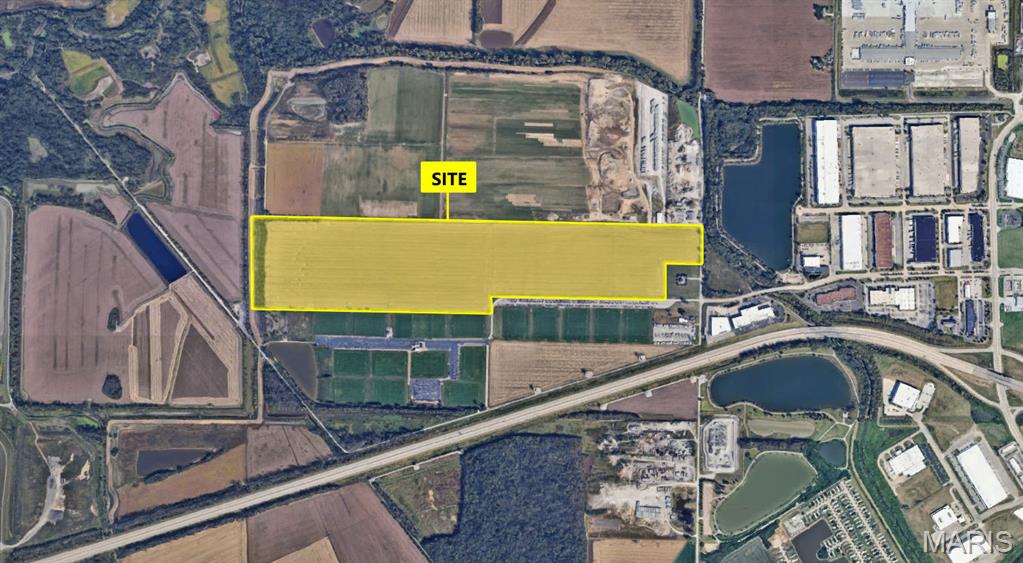 PROPERTY INFO: City of St. Charles, MO, Zoning: Light Industrial, Visibility and Easy Access to I-370, Levee, Flood Plain and Floodway, Utilities: Sanitary Sewer Main Huster Rd. Water Main at intersection of Huster Rd and Fountain Lakes Blvd.
COMMENTS: Property Located in City Wellhead Protection District, Excellent Location for Industrial Development, Daily Vehicle Count: I-370 & Elm St / New Town Blvd - 52,684, Elm St & Elm Point Industrial Dr - 31,749