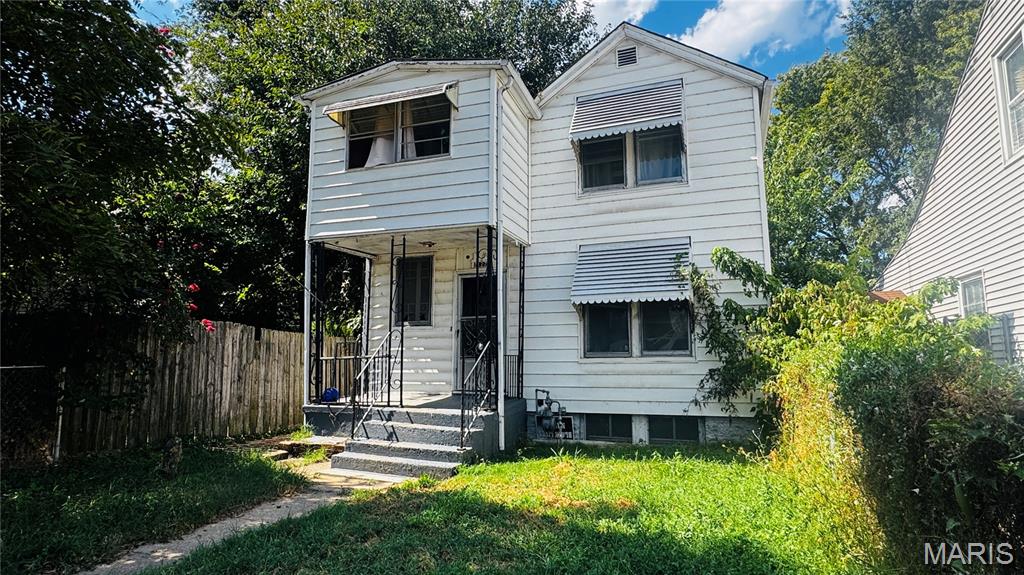 Calling all investors, rehabbers, and buyers looking for their next project! This 1.5-story home offers plenty of space and potential, featuring 3 bedrooms, 2 full baths, and an additional bonus room at the rear of the home. The main level includes a spacious living room, formal dining room, kitchen, and additional sitting room, while all three bedrooms are located on the upper level. The unfinished basement provides additional storage and includes a full bathroom. Outside, you'll find a detached garage at the rear of the property along with an additional carport for off-street parking. The home is in need of updates and repairs and is being sold strictly AS-IS. Seller will make no repairs and will provide no inspections. Seller is entertaining all offers. Any personal property remaining at the time of closing may remain with the property. No Seller's Disclosure Statement is available, as the property has been used as a rental and the Seller has not occupied the home. Buyer and Buyer's Agent are responsible for independently verifying all information, including square footage, schools, taxes, property features, and any other material facts.