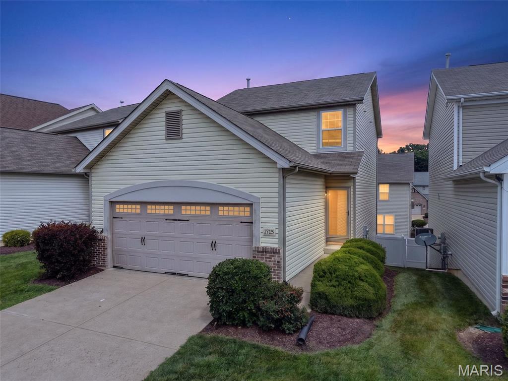 Beat the heat this summer with this charming 3 bed, 3 bath low-maintenance townhome perfectly placed in St. Peters with quick access to dining, shopping, and all of St. Charles' parks! Inside you're going to fall in love with the open floorplan with newer luxury vinyl throughout. The kitchen is an entertainer's dream with open sights into the rest of the main floor, tons of counter space, and stainless steel appliances! Head out to the freshly stained deck to spend some time relaxing in the sun over the private, fenced backyard featuring a sprinkler system & lush green grass that is maintained by the association! Upstairs is a massive primary suite with a luxurious bathroom & walk-in closet! Two more bedrooms offer plenty of room to make your ideal work from home office or reading nook! The walkout basement is ready for your dream finishes or storage. Add a bedroom & bathroom & boom - instant value added! This one is the one that checks all your boxes and more! Schedule your private showing today!