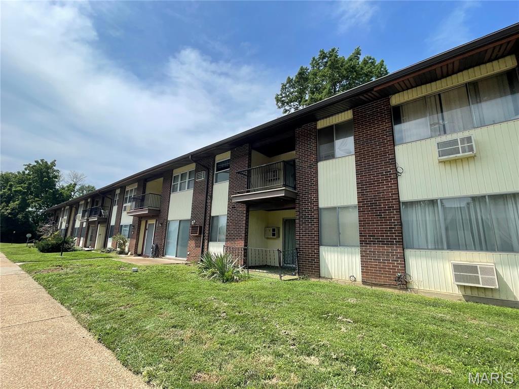 A newly updated lower-level condo is ready for a new owner. It is affordable, a true move-in ready, and a great starter home. Why rent if you can own one. Excellent opportunity for investors! The unit offers an open-floor plan with 1 bedroom, 1 bathroom, and  in unit laundry room comes with a new washer and dryer. Almost everything throughout is new: LVM flooring and carpet, bathroom & accessories, kitchen with new cabinets, counter tops, stainless steel appliances & garbage disposal, water heater, 3 wall mounted electric heaters, doors, vinyl windows, light fixtures, and paint. A walk-out covered patio is accessible from the bedroom and kitchen, which is convenient to unwind from a long day of work. The condominium community had just installed a new roof. Great amenities and a clubhouse. HOA fee covers exterior maintenance, landscaping, water, sewer, trash, and some insurance coverage. Easy access to I-270, I-70 and convenient location to shopping and restaurants.