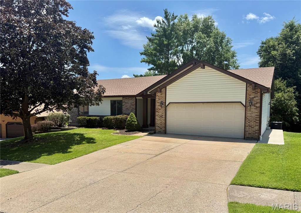 Welcome to 6 Quiet Brook Ct, a beautifully updated home offering over 2,800 square feet of finished living space.  This 3-bedroom, 4-bath home combines modern updates with comfortable, functional living.  The updated kitchen features white cabinetry, a center island, and newer stainless steel appliances, opening seamlessly to the breakfast area and spacious great room with a wood-burning fireplace. Luxury vinyl flooring extends throughout the main and lower levels, creating a clean, cohesive look.  The main level also includes a separate dining room, which could also be used as an office area, a laundry room located just off the kitchen with a convenient half bath, three generously sized bedrooms include a primary suite with a walk-in closet, and a private full bath with a walk-in shower. Another full updated bathroom is located off the hallway.  The newly refinished walkout lower level offers additional living space along with another updated full bath. The only carpeting in the home is the brand-new carpet on the staircase.  Step outside to enjoy the newer maintenance-free deck with stairs to the lower level patio area.  Additional highlights include a two-car garage with opener and brand-new roof (June 2026) and Brand-new siding coming in July.  Don't miss seeing this amazing place to call HOME !!!