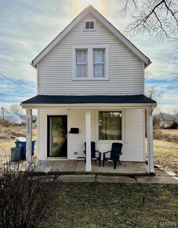This charming move-in ready 2-bedroom, 1-bath home offers approximately 1,312 sq ft of living space on a generous 0.27-acre lot. Many updates including a new roof, windows, electric, plumbing and kitchen with new appliances.  All bedrooms are located on the upper level. Large family room on the main level.  A standout feature is the large outbuilding, which could be converted into additional living space, a dream garage/workshop, or even a small business or rental opportunity unlocking multiple streams of income.