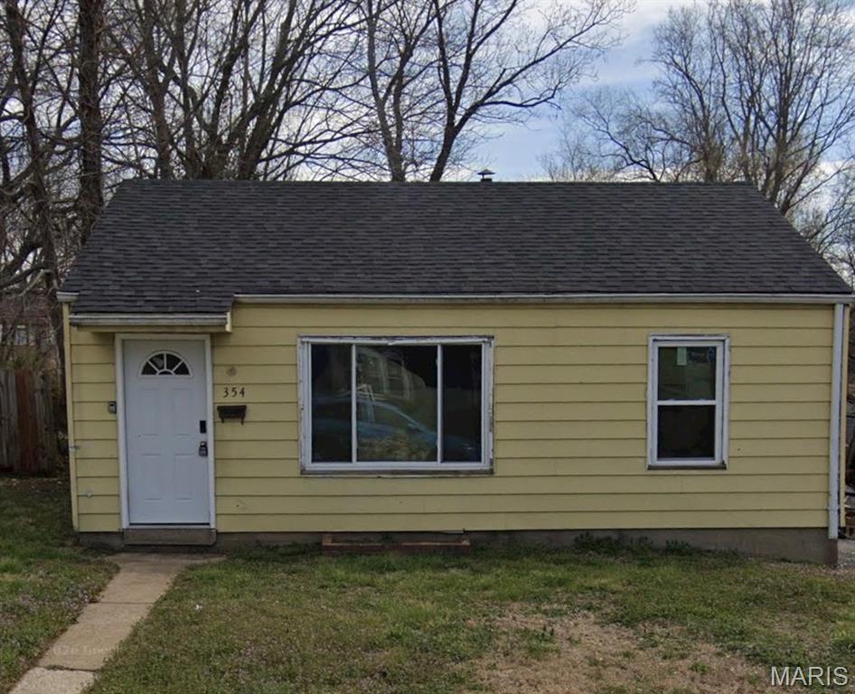Investor Special in Ferguson! Bring your vision to this fixer-upper contractor project located at 354 Mueller Road, Ferguson, MO 63135. This property offers a solid opportunity for investors, rehabbers, or buyers looking to create instant equity through renovation. Featuring a functional layout and a generous lot, this home is ready for a full transformation. A new roof has been installed in May 2026. Conveniently located near major highways, shopping, schools, and public transportation. Property is being sold AS-IS, seller to make no repairs or inspections.