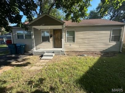 Don't miss this opportunity to own a well maintained 3 bedroom, 1 bath slab home located in the historic Ferguson municipality. Whether you're an investor seeking your next income-producing property or a buyer looking for an affordable place to call home, this property offers flexibility and value.

Offering approximately 900 square feet of living space, this home has seen numerous recent updates and is ready for a new tenant or homeowner.

Several major improvements have already been completed, helping reduce future maintenance concerns, including vinyl siding, vinyl replacement windows, an updated electrical panel, water heater, HVAC system, and a newly installed condensing unit security cage.

The efficient floor plan provides comfortable living with three bedrooms, one full bath, and the convenience of slab construction for low-maintenance ownership.

Step outside to enjoy a fully fenced backyard, offering privacy and space for pets, entertaining, or simply relaxing outdoors.

The property was previously rented for $1,045 per month, making it an excellent option for investors seeking immediate rental potential while also appealing to owner/occupants looking for an affordable home with important updates already completed.

Property Features:

• 3 Bedrooms | 1 Full Bathroom

• Approximately 900 Sq. Ft.

• Previously rented for $1,045/month

• Ready for a new tenant or homeowner

• Slab foundation for easier maintenance

• Vinyl siding exterior

• Vinyl replacement windows

• Newly installed condensing unit security cage

• Fully fenced backyard

• Located in the historic Ferguson municipality

Whether you're expanding your investment portfolio or searching for an affordable place to call home, this property offers a great opportunity with many of the major updates already completed.

Schedule your showing today and see everything this Ferguson home has to offer.