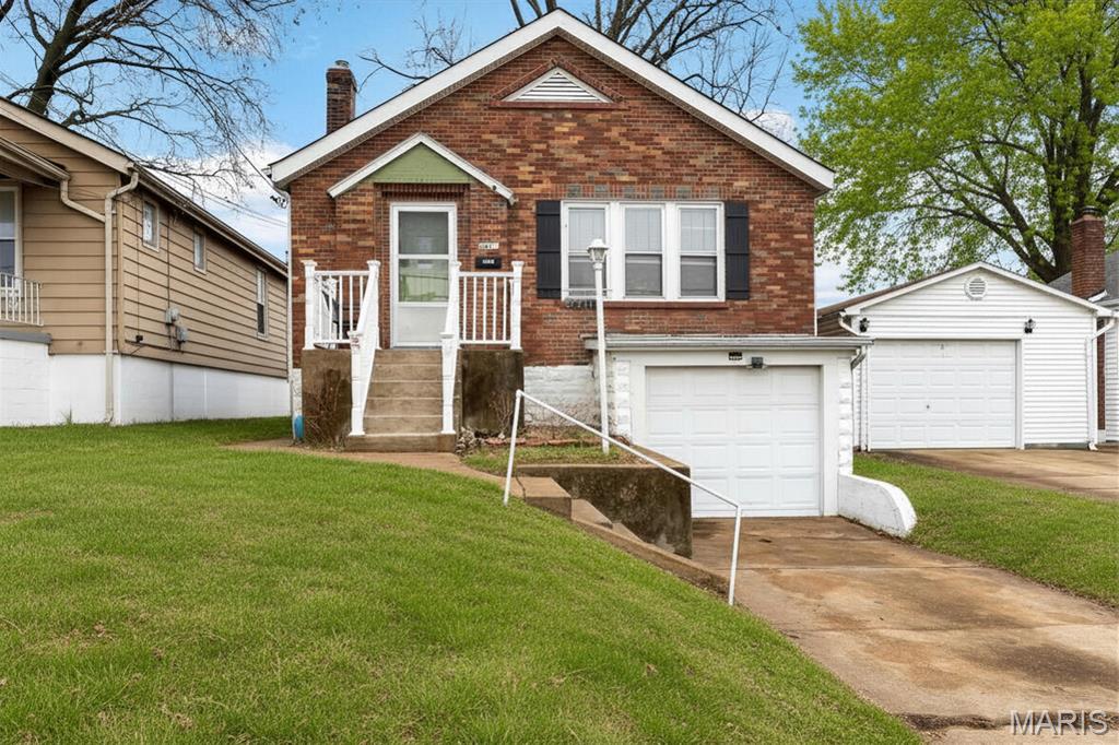 Back on the market, at no fault of the seller.  Step into a cheerful brick home that exudes curb appeal and sunshine-filled possibilities! This inviting residence boasts an attached 1-car garage for easy, everyday convenience and sits in a wonderfully convenient St. Louis area location. Inside, you’ll find a 1-bedroom complemented by a versatile bonus room that shines as a home office, studio, or welcoming guest space, plus a full bathroom and a half bath. A walk-out basement adds seamless outdoor access, while the unfinished basement offers abundant storage and exciting potential for future expansion.

Outside, a level, fenced yard with a sturdy chain-link fence provides a practical, low-maintenance haven for pets, kids, or entertaining friends and family. The timeless brick exterior offers enduring curb appeal and simple upkeep, and the attached garage ensures hassle-free parking with direct home access. For added ease, the refrigerator is included, helping you move in with less to arrange.

This home offers a wonderfully flexible layout that adapts to your unique needs—whether you’re a first-time buyer, an investor seeking solid rental upside, or a downsizer craving a compact, manageable footprint. With nearby parks like Lemay Park and Riverfront Park for easy weekend outings, convenient shops and dining along Telegraph Road, and quick access to I-255 and US-61, everyday living is a breeze.

Don’t miss your opportunity—book your appointment today and envision the wonderful possibilities this home holds for you!