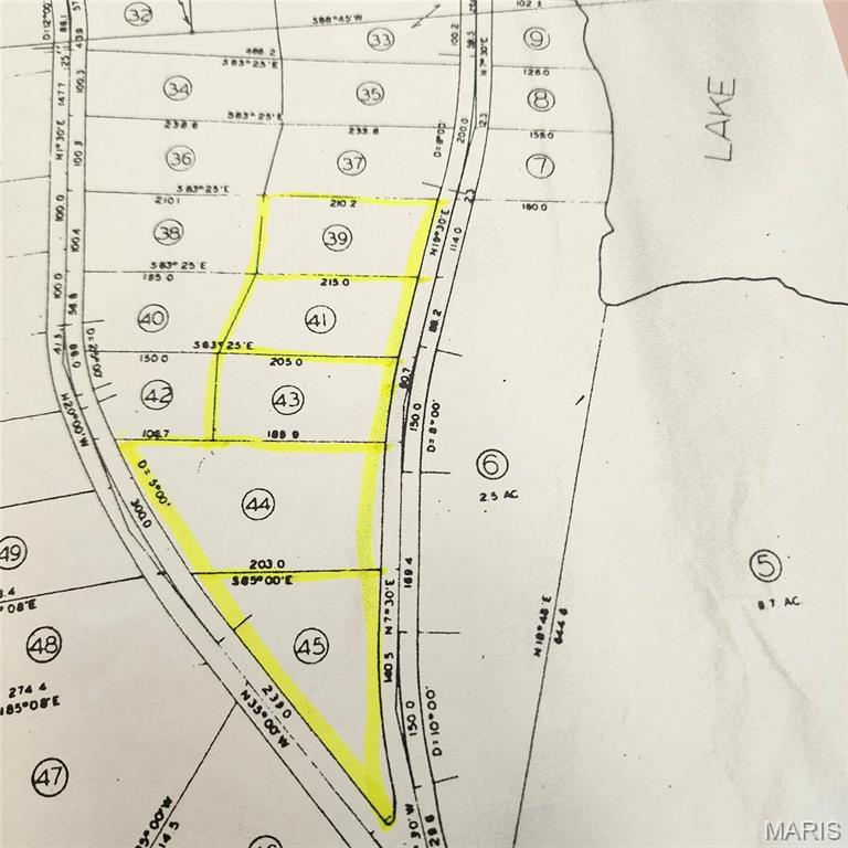 Opportunity Awaits at Lake of the Ozarks for private owner or developer, off KK Highway
Discover five building lots on the second tier that offer lake views. Each lot is has  public water, sewer, Gas and electricity available. Property owners has easement access to the lake. Located at the 21-mile marker on Three Seasons Road and Autumn Lane, these lots are within walking distance of Shorty Pants Lakeside Restaurant and Marina and around the corner to Red Head Grill & Yacht club.
Lots included are 41, 43,44,45 outside city limit & Lot 39 inside city limits. Approx. 700 ft road frontage on Autumn lane & 320 road frontage on Three Seasons Rd. All roads asphalts.