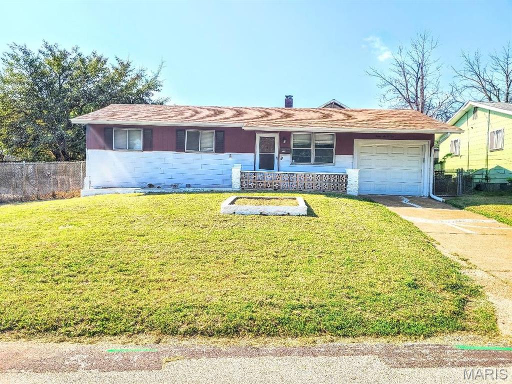 Just on market. Get your piece of the America Dream. Ready to view.. Affordable 3 bedroom 1.5 bath Ranch home with a 1 car garage. Nice hardwood floors thru-out. Big living room and kitchen. Lots of cabinet space. Appliance will stay but as-is. Seller dose not warrant appliances. (stove, fridge, microwave) Mostly finish basement with laundry room, washer and dry hook-ups. Storage or sleeping area. All systems (furnace, water heater, plumbing, electric) are updated in the last 10 years. New roof and gutters in summer of 2025. The garage is nice, oversize with several windows, garage door opener (no remotes). Walks into kitchen from the garage for added safety. The back yard is fenced in with a patio and garden areas. Huge shed in the rear. About the size of a rental storage shed. We expect many offers, so do your best. Call your real estate professional today to schedule a walk-thru. Only preapprove buyers or proof of funds offers will be consider.