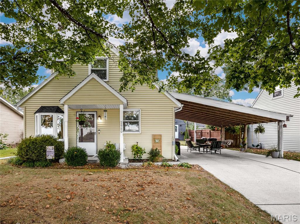 COZY, WELL CARED FOR ADORABLE HOME WITH IN-GROUND POOL! RARE FIND! Main Floor Features Spacious Eat-In Kitchen With Stainless Steel Appliances, Bedroom, Full Bathroom, Inviting Living Room and Mud/Laundry Room, Big Enough For Multipurpose, Previous Seller Used It As A Bedroom. Upstairs You Will Find Spacious Primary Bedroom With Full Bathroom. Updates Include: New Roof, Flooring, Refrigerator, Light Fixtures, Painting, Pool Pump (2y), Pool Liner, Landscaping And So Much More. Attached (2) Car Carport. 10x20 Shed. Fenced-In Yard With In-Ground Pool. Schedule Your Showing Now And Take A Look.