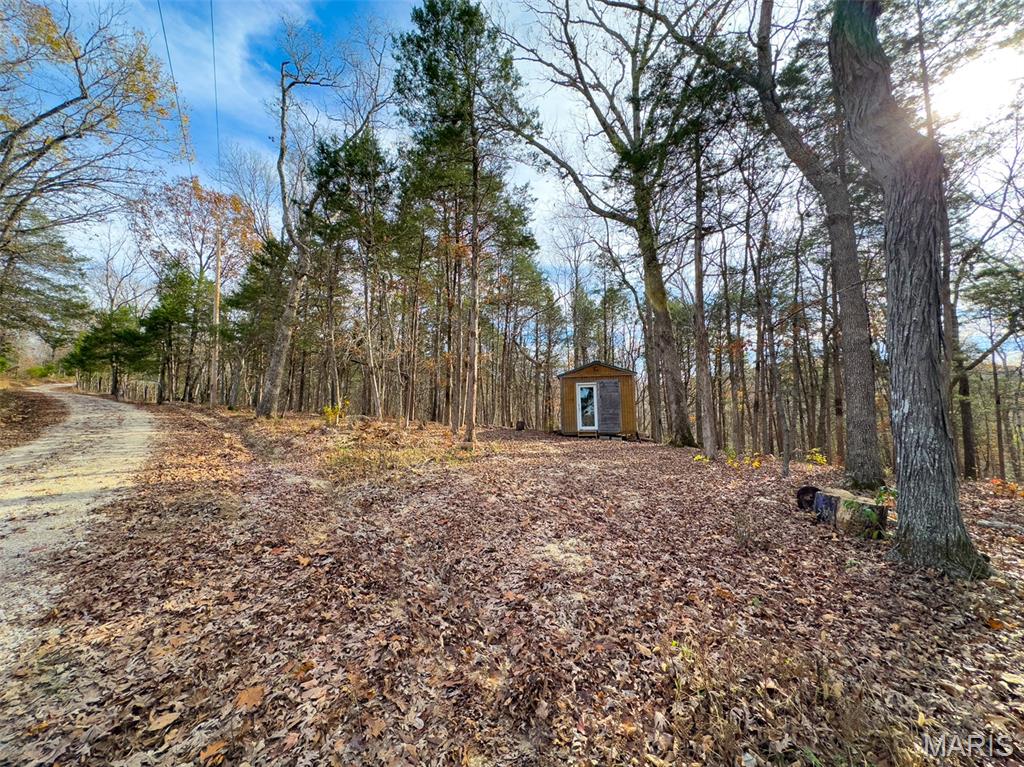 Tucked away along Hickory Lane, this beautiful 3 acre parcel offers the perfect blend of privacy, nature and opportunity. Surrounded by mature trees and the peaceful sounds of the outdoors, this is the kind of property where you can truly slow down and enjoy the outdoors. Imagine building your dream home nestled among the trees, with morning coffee on a future porch overlooking your own slice of heaven on Earth. Electric runs along Hickory Lane, giving you the option to expand and create something more permanent over time. If recreation is more your style, this property is ready for weekend escapes right now. A small sleeping cabin already sits on the land, offering a simple but cozy place to stay after a day of exploring. There is a fire pit in place, just waiting for campfires under the stars, storytelling, and evenings spent unwinding away from the noise of everyday life. The land was recently surveyed. Big River access is just a short walk or drive down the private road, making it easy to spend your days floating, fishing, swimming or simply enjoying the peaceful river setting. Brown’s Ford River access is nearby as well, adding even more opportunity for outdoor adventure. Lots A, B and C are all listed under the same address, but this sale includes the 3 acres on Lot C only with is parcel # 1390310000001922. The address will need to be updated. Whether you envision a future home tucked in the woods, a recreational retreat or a place to gather with family and friends, this property offers the freedom to create something truly special near the beauty of Big River.