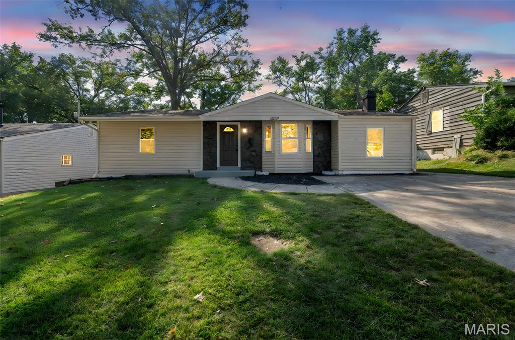 Welcome to your dream home at 6870 Foxcroft Drive in the charming Mackenzie Hills community of Saint Louis! This beautifully renovated single-family residence offers approximatley 1900 of living square feet of meticulously updated living space, featuring 3 bedrooms and 2 bathrooms, perfect for comfortable family living.

Step inside to discover a home that feels brand new, thanks to an extensive, top-to-bottom renovation completed in late 2025. Every detail has been thoughtfully addressed, ensuring a move-in ready experience. Enjoy the fresh, modern aesthetic with new interior paint throughout, complemented by stylish LVP flooring that extends across the main living areas. The heart of the home, the kitchen, boasts brand-new cabinets, countertops, a sink, and a suite of sleek stainless steel appliances, making it a chef's delight. 

Both bathrooms have been completely transformed with new vanity cabinets, sink faucets, toilets, and refinished showers and tubs, along with new showerhead/faucet kits and towel bars, offering a spa-like retreat.

Beyond the aesthetics, this home offers peace of mind with significant structural and mechanical upgrades. A new 30-year dimensional shingle roof, new siding, and custom-sized white vinyl double-hung windows enhance curb appeal and energy efficiency. The exterior also features new aluminum fascia, seamless gutters, and a landscaped level lot, complete with a private fenced backyard – ideal for outdoor entertaining or quiet relaxation. Inside, comfort is guaranteed with a new 2-ton furnace. Essential plumbing and electrical systems have been updated, including new fixtures, switches, receptacles, smoke detectors, CO2 detectors, a new hot water heater, and a repaired/replaced main sewer line. Even the millwork, including interior doors, casing, closet doors, hardware, base, and shoe, is brand new.

With a partially finished basement offering additional flexible space and municipal water service, this home combines modern convenience with classic charm. Located in a desirable Saint Louis neighborhood, 6870 Foxcroft Drive is more than just a house; it's the perfect place to create lasting memories. Don't miss the opportunity to make this extensively renovated gem your own!