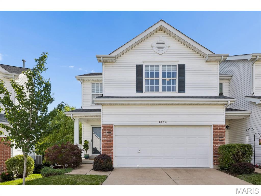 Everything here is phenomenal! Enjoy the oversized interior and the forest-like exterior view from the spacious, newer and covered deck and lower-level patio.  This townhome is stellar on all three levels.  With over 2,100 square feet of large rooms, large closets and upgraded kitchen and baths, you can move in without a reason to change a thing.  Enter the 1st level open floor plan from the covered front porch to the ample living room and dining areas with bay that opens to the deck with pergola and outside lighting perfect for morning coffee and twilight cocktails.  The kitchen is fully equipped with built in microwave, oven, side by side stainless steel refrigerator with ice maker, quartz countertops, $500 credit for new dishwasher that just stopped working, and warm and plentiful kitchen cabinets.  The laundry is conveniently located off the 2nd floor hallway and the washer and dryer are included.  The primary bedroom includes vaulted ceiling with fan/light, two walk-in closets, luxurious full bath with tub and shower and double bowl sinks.  Each of the other two bedrooms includes walk-in closets.  The lower level is a comfortable family room that is just shy of 500 square feet that has direct access to the lower-level patio through the glass siding doors.  There is a plumbing rough-in for a bathroom also.  This townhome is one of the larger townhomes in the complex featuring a 2-car garage with opener.  You will be on easy street with all the exterior maintenance being taken care of by the HOA.  Bristol View Ct. is a private community located just a hop, skip and a jump from Butler Hill Rd and Lemay Ferry Rd.  It is a friendly community close to shopping, restaurants and parks with easy highway access and in the sought after Mehlville School District.  So, don’t wait, because it will be too late!
