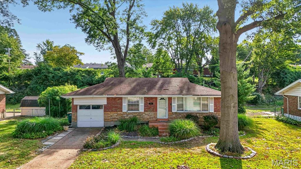 Opportunity awaits at 10318 Seaton Dr! Being sold AS-IS. This charming ranch features beautiful wood floors, spacious living room, separate dining room, kitchen, and 2 bedrooms on the main level. Step outside to a fenced yard with deck and patio- perfect for entertaining and pets. Unfinished lower level offers tons of potential for additional living space, storage, or future finish. 1 car attached garage for added convenience. Great bones and ready for your personal touch. Don't miss this one!