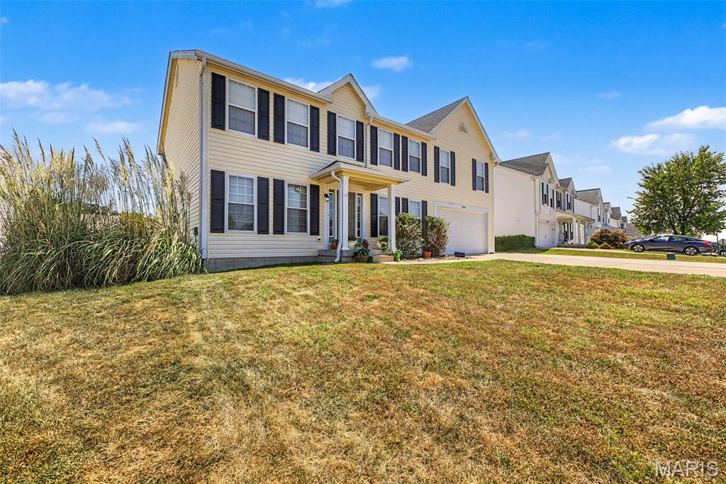 Welcome to your new home at 3838 Scarlet Oak Drive in the highly sought-after Meadow View Subdivision! This meticulously maintained two-story home is loaded with thoughtful updates and offers an exceptional blend of style, comfort, and functionality.
From the moment you step inside, you’ll appreciate the care and attention to detail throughout the spacious, open floor plan. Beautiful updated flooring extends throughout the main level, while the inviting family room features recessed lighting and a cozy gas fireplace—perfect for relaxing on chilly evenings. The family room flows seamlessly into the stunning, updated kitchen, making everyday living and entertaining effortless.

The kitchen features custom cabinetry, a center island, granite countertops, stainless steel appliances, and modern lighting and fixtures accented with beautiful champange-bronze touches. The massive main-floor laundry room is both beautiful and functional, offering new cabinetry for ample storage and herringbone butcher-block countertops.

A formal dining room and dedicated home office complete the main level.

Upstairs, a spacious second family room provides even more flexible living space. The expansive primary suite is a true private retreat, featuring a large walk-in closet with custom built-ins and a spa-inspired luxury bathroom with dual vanities, a walk-in shower, and a deep soaking tub.

Three generously sized secondary bedrooms, each with walk-in closets, and an updated second full bathroom complete the upper level.

The lower level is a blank slate with plenty of space for storage and is ready to be finished to suit your needs.

Outside, enjoy the peace of mind that comes with a brand-new roof, new front siding, and new shutters. The level backyard is shaded in the afternoon, designed for entertaining and enjoying the outdoors, featuring a large stamped-concrete patio, raised garden bed, and custom playground set—perfect for summer gatherings with family and friends.

Additional major updates include recently replaced furnaces and AC units, offering added comfort and peace of mind.

This move-in-ready home truly has it all—space, style, thoughtful updates, and an incredible outdoor setting. Don’t miss your opportunity to make 3838 Scarlet Oak Drive your new home!

Open House: Saturday, September 12 & Sunday, September 13, 12:00–2:00 PM.