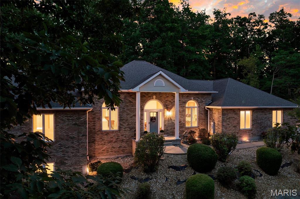 Welcome to this unique and spacious 3 bedrooms, 3.5 bath home in the Meramec
Valley School District, offering an impressive blend of comfort, and entertaining space.
Enter the great room with vaulted ceiling and gas fireplace. The main level features a
spacious primary suite with a separate tub and walk-in shower, custom closet, private
access to deck, plus an additional bedroom and full bathroom. A half bath is
conveniently located in the mud room next to the three-car garage with epoxy flooring.
The kitchen offers newer stainless-steel appliances, gas range, large pantry, seating at
granite countertop, accessible to a private patio, and a separate dining area. A
dedicated den/office provides flexible space for working from home or relaxation.
The finished lower level is designed for entertaining featuring a bar area, bedroom with
large closet, full bath, laundry room, safe room, storage area, a media room featuring a
100-inch screen.  Step outside to the perfect oasis with an in-ground 20x40 pool, covered patio, bar/bbq area and fire pit.  The 3 car attached garage completes this magnificent home.