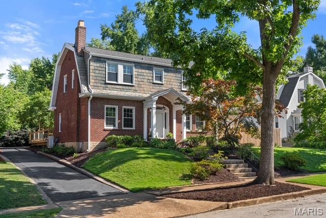 Charming Dutch Colonial in the highly sought-after Clayton School District, ideally located just two blocks from Glenridge Elementary. This beautiful home showcases timeless architecture, exceptional curb appeal, a brand-new roof, new deck, and mature landscaping. The first floor features a spacious formal living room with fireplace, an elegant dining room with bay window, a bright eat-in kitchen, and a welcoming family room with skylight and gas fireplace that opens to the deck — creating wonderful spaces for everyday living and entertaining. The second floor offers comfortable bedrooms and continues the warmth and character found throughout the home. A rare opportunity to enjoy classic craftsmanship, important updates, and one of Clayton’s most desirable locations.