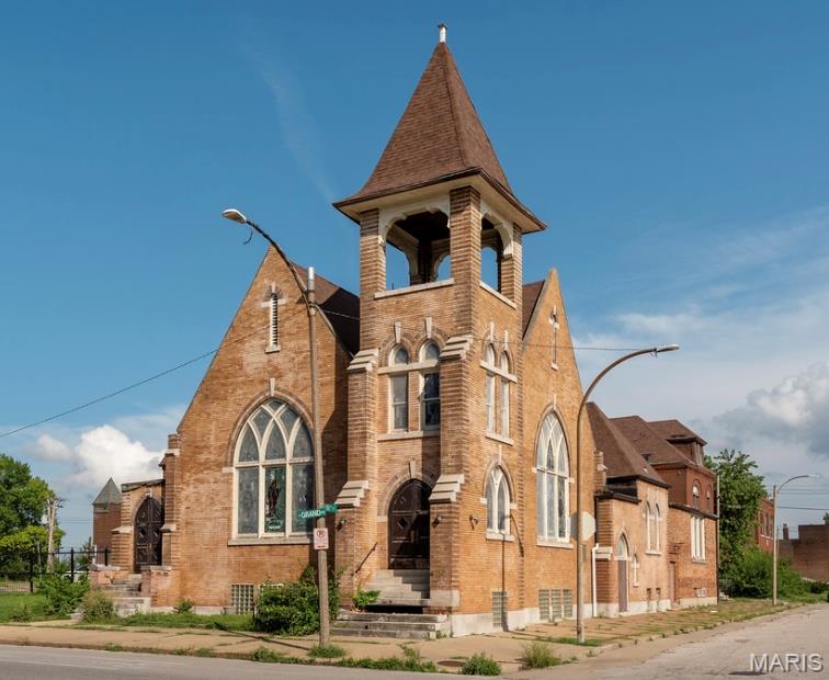 Public Remarks
Historic Versatile Church Property with Endless Redevelopment Potential- 1524 E Grand Blvd, St. Louis, MO 63107!!! Discover an incredible opportunity to own a unique, character-filled property in the heart of North St. Louis. This former church building offers a spacious layout, rich architectural details, and a prime location just minutes from downtown and highway access. This property highlights classic church architecture, high ceilings, historic features, a large sanctuary, zoned for multiple uses, ample square footage and convenient location. Whether you're an investor seeking redevelopment potential, a growing congregation looking for a new home, or a creative visionary imaging a conversion to residential or mixed-use space, this property is full of promise. Properties with this level of potential at this price point are increasingly rare. Bring your vision and schedule a showing today..