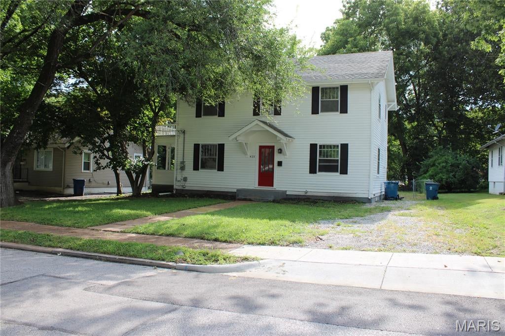 BACK ON MARKET - NO FAULT OF SELLER! Full of warmth and character, this 3-bed, 1.5-bath historic 1930 home features rich hardwood floors, soaring ceilings, arched doorways, and classic built-ins. Enjoy a bright living area, separate dining, modern stainless steel kitchen with gas range, upper-level laundry, a covered side deck, and a fully fenced backyard. Close to Highways and UMSL, University of Missouri St. Louis. With a little TLC, this home can easily become the jewel of the neighborhood. 
SPECIAL SALE CONTRACT ONLY. INSPECTIONS ARE WELCOME, AND WILL BE FOR BUYERS KNOWLEDGE ONLY.