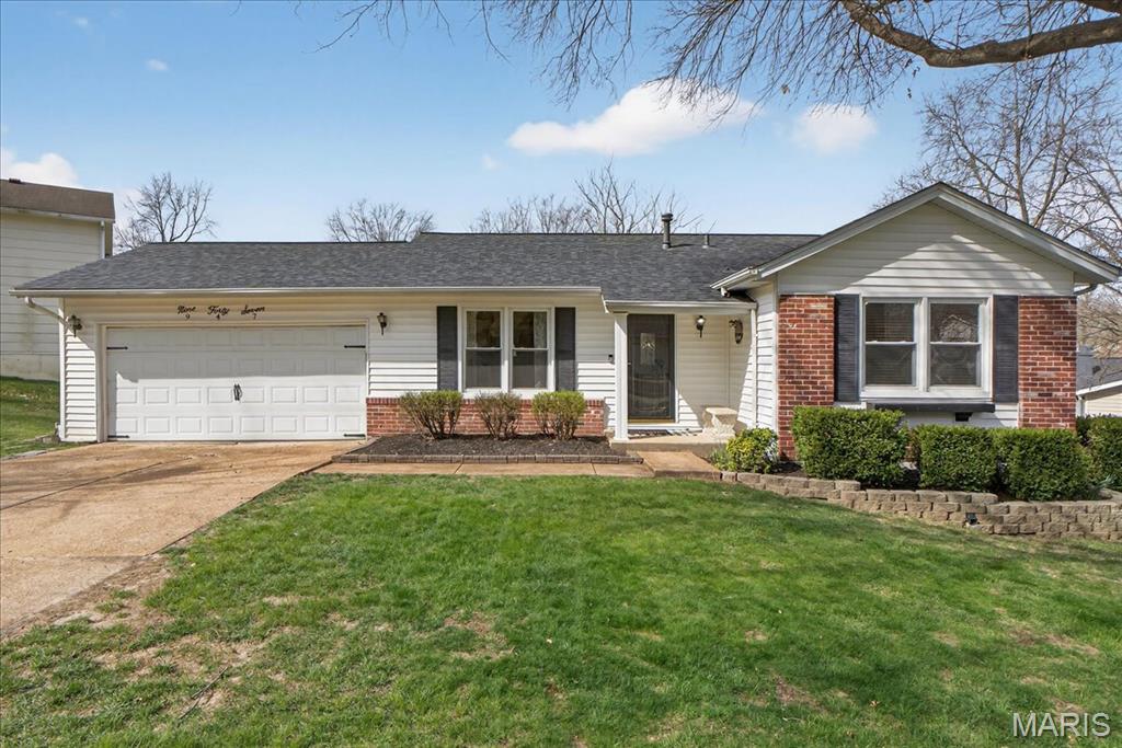 Charming and beautifully maintained ranch home set on a level lot with a fenced backyard and desirable split-bedroom floor plan! The welcoming family room is filled with natural light from large double windows, creating a bright and comfortable space to gather. The kitchen offers stainless steel appliances, granite countertops, a center island, pantry, and an adjoining breakfast room with a breakfast bar, all opening to the inviting four-season room with a vaulted ceiling—perfect for relaxing and enjoying the view year-round. The private primary suite features an ensuite full bath, while two additional bedrooms and a full hall bath complete the main level. The walk-out lower level provides excellent additional living space with a spacious rec room, game room, half bath, and abundant storage, offering flexibility for hobbies, entertaining, or everyday living. Additional highlights include a freshly painted main level, 2-car garage, level yard, and great indoor and outdoor living spaces. A warm, comfortable home that has been well cared for and is ready for its next owner to enjoy!