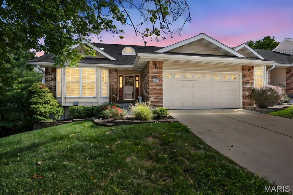 Showings Start Friday, 2/26/26. Welcome to this exceptional villa located in one of chesterfield's most desirable areas, offering a perfect blend of elegance, comfort, and functionally. From the moment you step inside. The beautiful wood floors that flow throughout the main level, setting the tone. The formal dining room features with natural light, while the vaulted great room features built in bookshelves and a cozy fireplace, ideal for gatherings or quit evenings. The gourmet kitchen is a true showstopper boasting, vaulted ceilings , 42 inch cabinets, granite countertops and a center-island perfect for gathering and everyday cooking. spacious primary suite with ample closets and a updated luxury bath featuring double vanities, and a jetted soaking tub. The finished lower level greatly expands your living space offering a wet-bar, additional bedroom and office/sleeping area laundry area and a full bath. Also don't forget the outdoor screened in porch for morning coffee or evening relaxation.