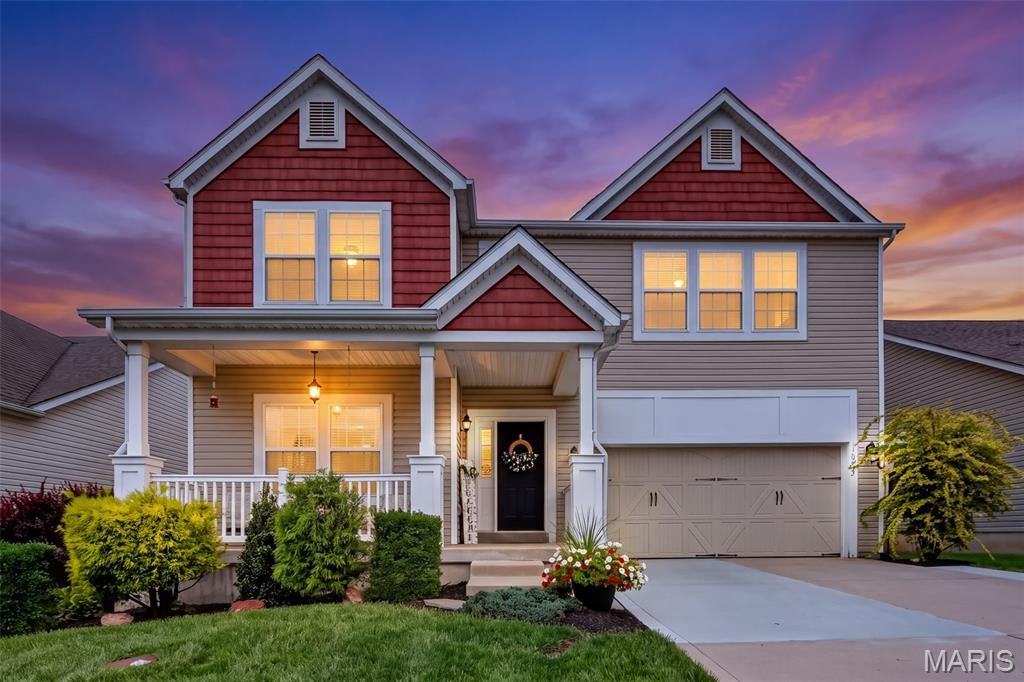 Welcome to 1805 English Oak Drive, perfectly situated in the sought-after Preston Woods subdivision! This spacious 4-bedroom, 2.5-bath home offers over 2,500 square feet of finished living space, plus an unfinished basement that is just begging to be finished, providing endless possibilities for additional living space, a home gym, office, recreation room, or whatever your imagination can dream up. The open-concept main level is filled with natural light and features a welcoming family room with fireplace, spacious kitchen, and separate dining area, creating the perfect setting for everyday living and entertaining. Upstairs, you’ll find four enormous bedrooms, a large loft, and the convenience of second-floor laundry. The private owner's suite is a true retreat, featuring a vaulted ceiling, generous living space, and a spa-like bathroom that offers the perfect place to unwind at the end of the day. Step outside to a large, level, fully fenced backyard with tons of room for kids, pets, entertaining, or simply enjoying the outdoors. A large patio extends your living space and creates the perfect spot for summer gatherings or quiet evenings at home. The attached two-car garage adds even more convenience and storage. And the location is hard to beat! Liberty High School is within walking distance, while Preston Woods offers an incredible lineup of neighborhood amenities, including a community pool, playgrounds, and walking trails. With its spacious rooms, private owner's retreat, fantastic outdoor space, unfinished basement, and unbeatable location, 1805 English Oak Drive is a home with room to grow and plenty to love!