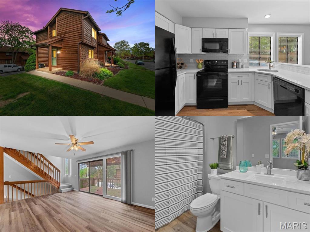 Spacious, Open, Bright & Private, END unit w/Garage & Large, Private Deck! Recently Rehabbed.  You'll love the space & flexibility this townhome offers. New, Luxury Vinyl Plank Floors, White Shaker Style Kitchen Cab's w/Crown Molding & Granite Counters. New white blinds, white 6 panel doors, white trim, updated light fixtures & ceiling fans. Baths updated with new flooring & crisp white vanities/marble tops. FamilyRm, Kitchen & Brkfst//DiningRm all open with convenient powder room. Kitchen has pantry, lots of storage/cabinet space. Smooth Top Stove, Built in Micro & Stainless Sink., Refrig & Wash/Dryer Inclu. FamilyRm w/lots of windows & slider to deck for BBQ & entertaining. Open, wood staircase leads up to 2 spacious BR's, w/2 private baths! Deep Garage w/extra storage & finished LaundryRm w/counter for folding, extra cabinets & wash sink. Has 2 extra parking spaces  Great location at Hwy 94, near Page Ext, . 2 Yr Lease, NO PETS, NO Smoking. $39.99 application Location: End Unit